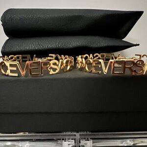 Gold Tone Hoop Earrings